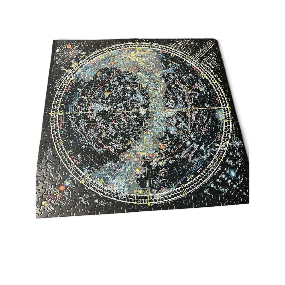 Vintage Springbok "Map of the Universe" 500 Piece Jigsaw Puzzle Complete 1983